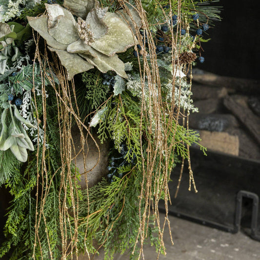 GLITTERED GOLD DRAPING PICK