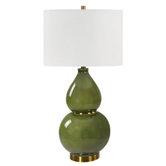 Gourd Table Lamp Green