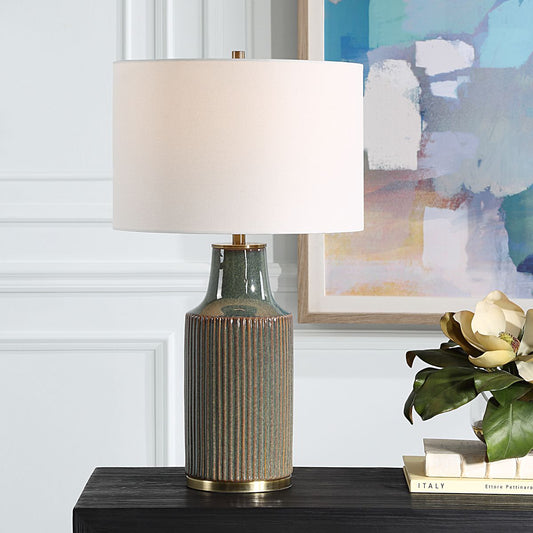 Emerald Sunset Table Lamp
