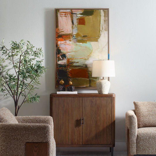 Palace Walls Framed Canvas