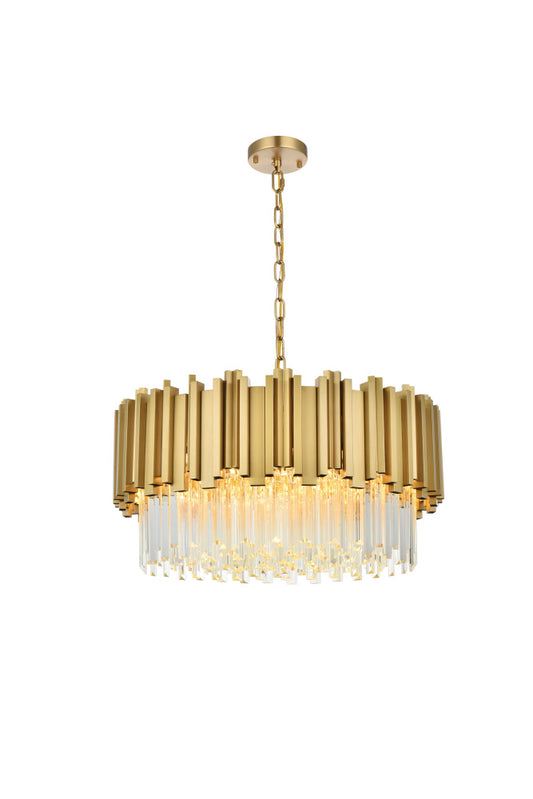 SATIN GOLD PENDANT