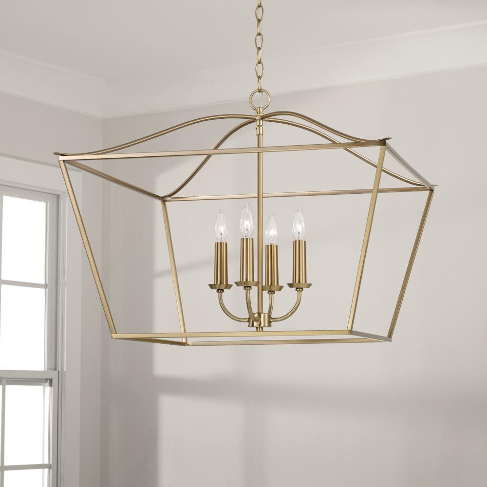 4 LIGHT PENDANT LANTERN