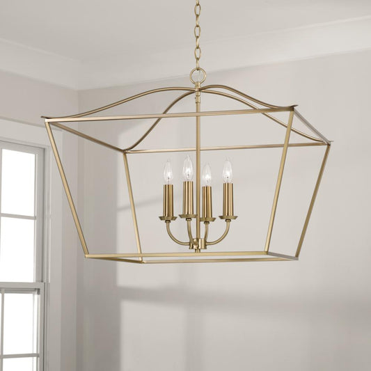4 LIGHT PENDANT LANTERN