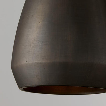 1 LIGHT TERRACOTTA PENDANT IN UMBER