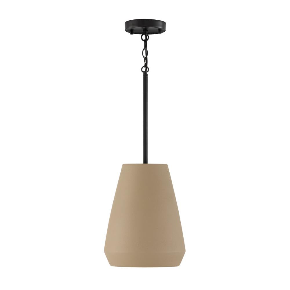 1 LIGHT TERRACOTTA PENDANT