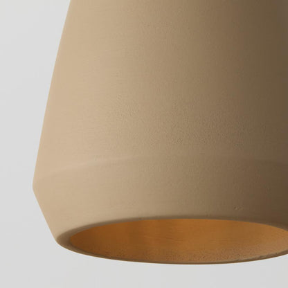 1 LIGHT TERRACOTTA PENDANT