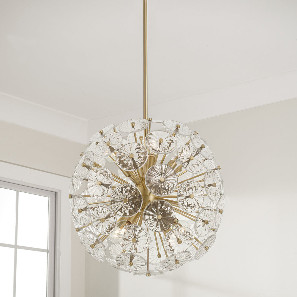 8 LIGHT STARBURST PENDANT