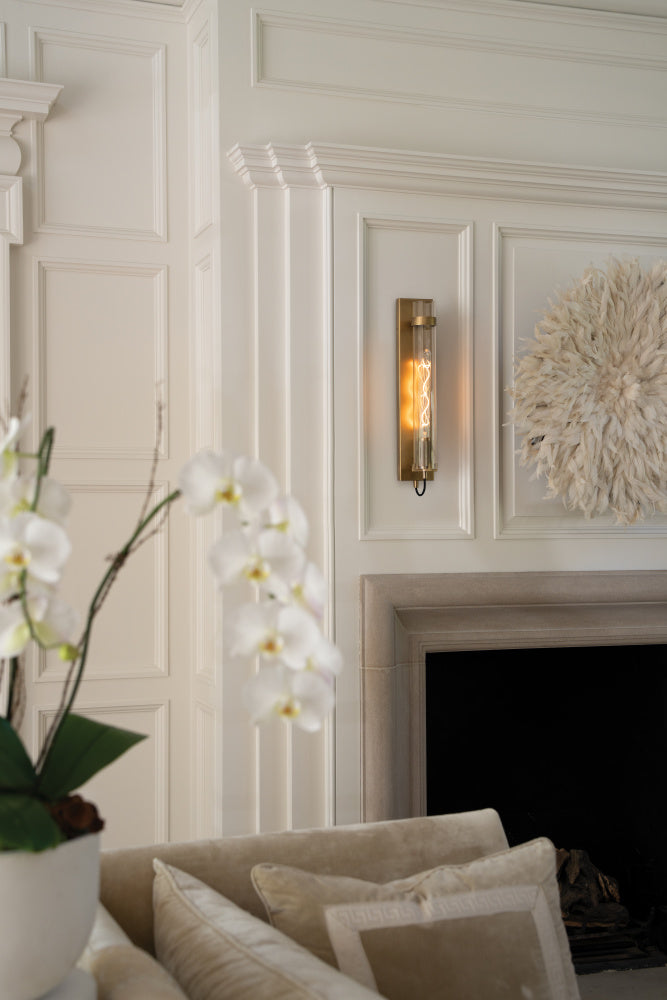 Large Tall Single Light Sconce