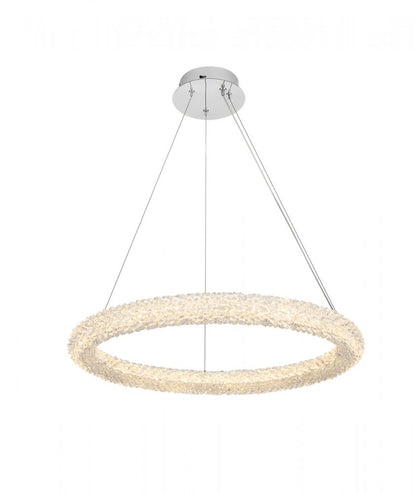 BOWEN ADJUSTABLE LED CHANDELIER IN CHROME