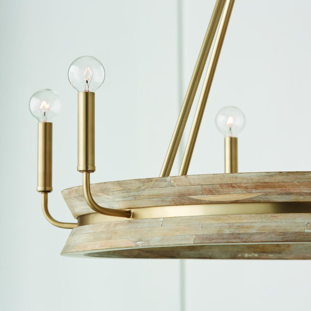 6 light  chandelier
