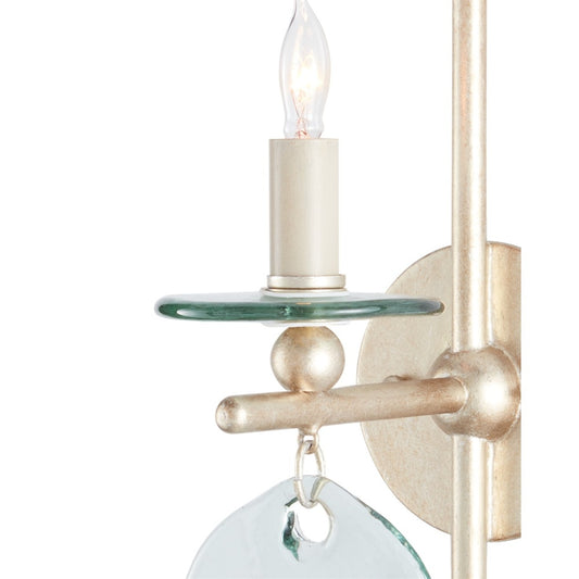 Sethos Silver Wall Sconce