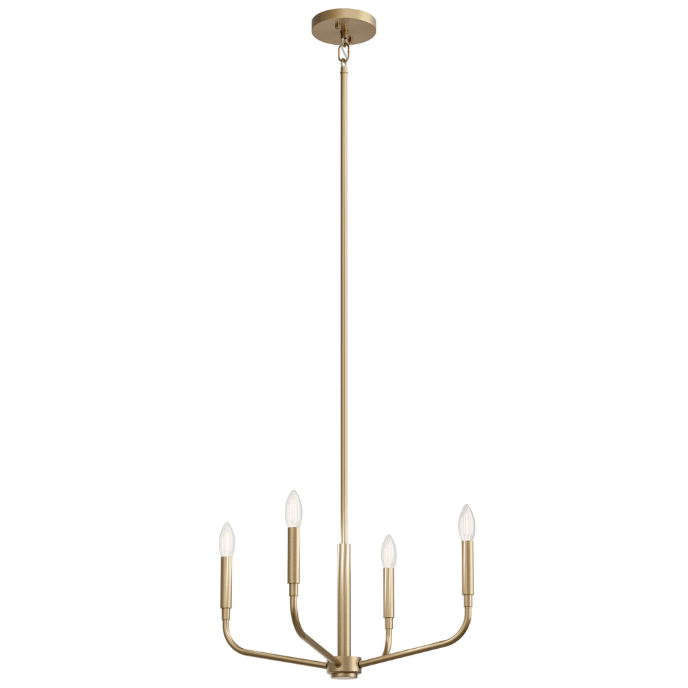 4 LIGHT CHANDELIER/SEMI FLUSH