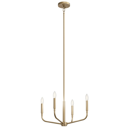 4 LIGHT CHANDELIER/SEMI FLUSH