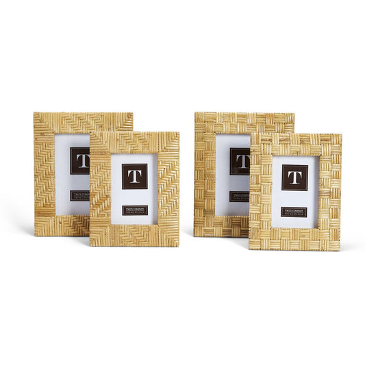 Rattan Photo Frame