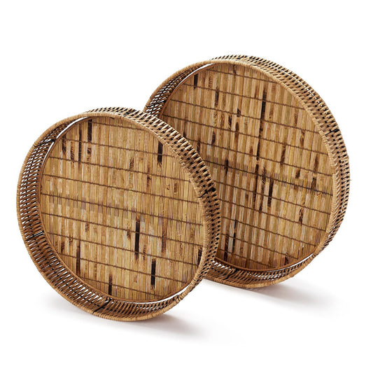 Round Bamboo Tray