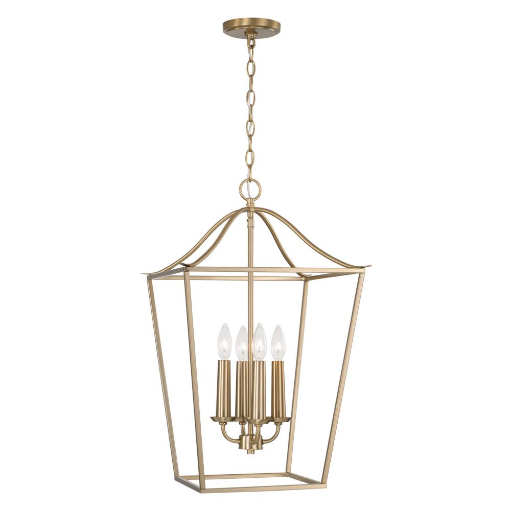 4 LIGHT FOYER PENDANT LANTERN