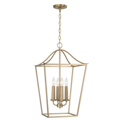 4 LIGHT FOYER PENDANT LANTERN