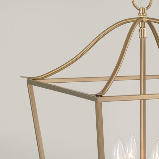 4 LIGHT FOYER PENDANT LANTERN