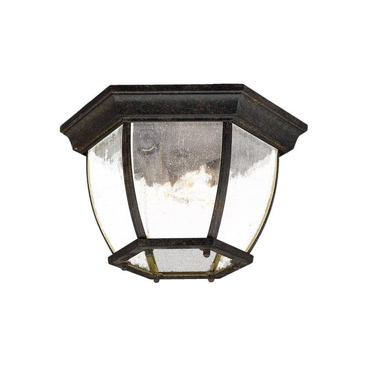 Flush mount Collection Ceiling-Mount 3-Light Outdoor Black Coral Light Fixture