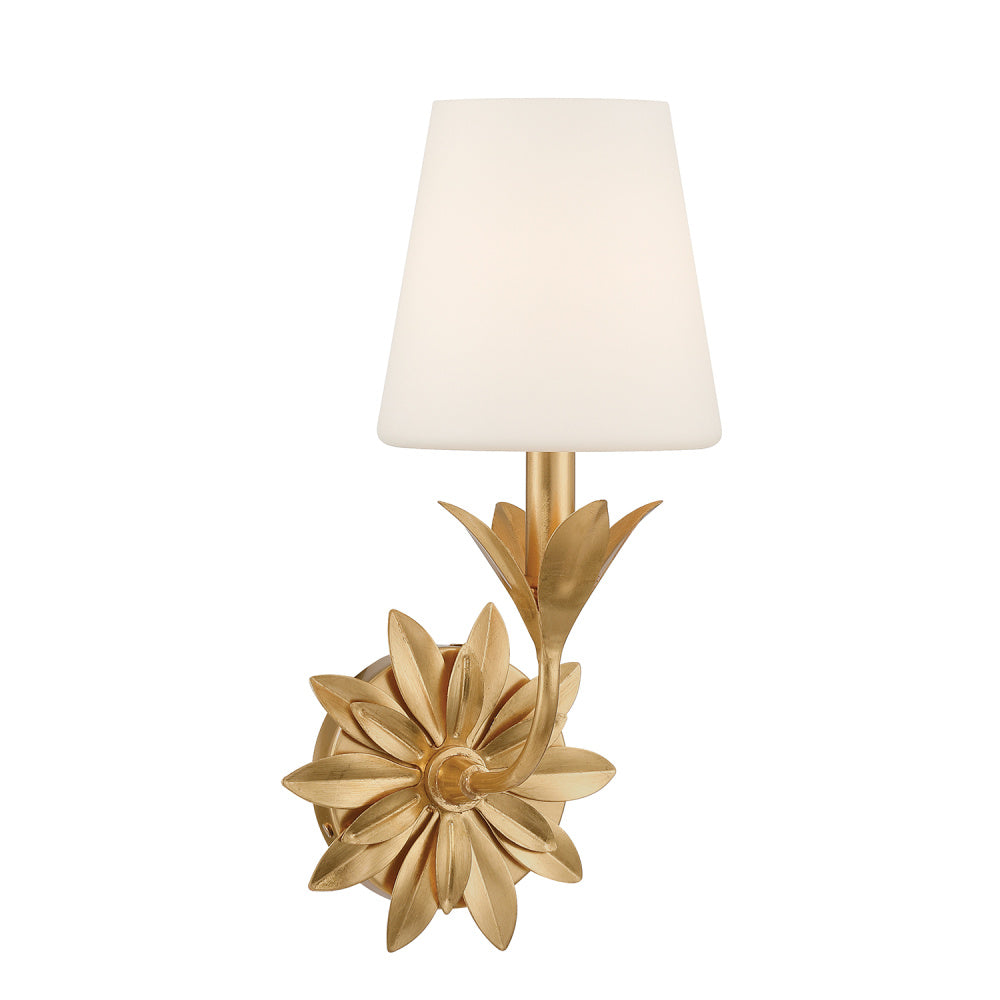 Broche 6.5'' Antique Gold Sconce