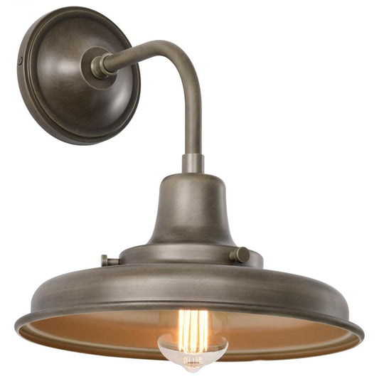 Morris; Medium Outdoor Lantern; Burnished Bronze Finish