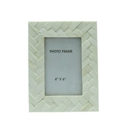White Criss Cross Frame