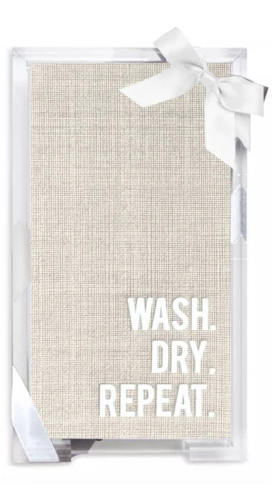 Acrylic Guest Towel Hostess Set
