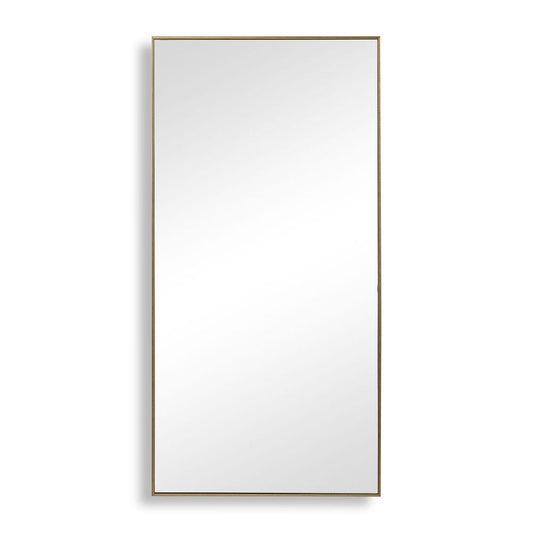 Thin Gold Frame Mirror
