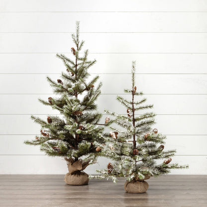 4.25' SNOWY PINE TREE