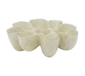 Cream Finished Fuller Decorative Bowl