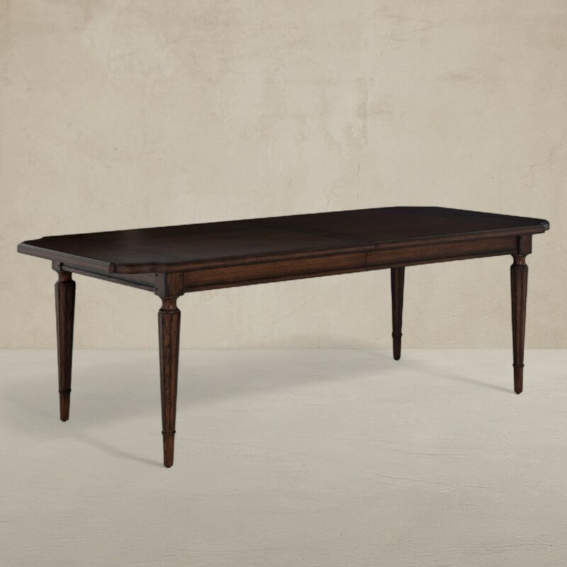 Mathis Extension Dining Table-Rustic Antique Oak