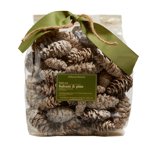 Fresh Cut Balsam & Pine Potpourri White Cones 14oz Ctn.8