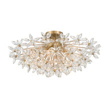 Adley 25.25'' Aged Brass Semi Flush Mount