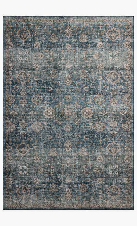 Anniston Lagoon/ Natural Rug