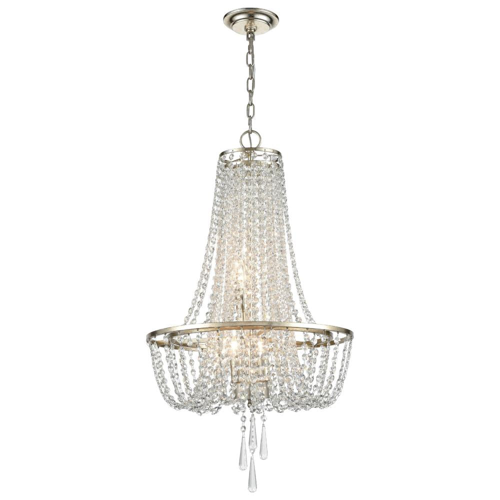 Arcadia 18'' Antique Silver Chandelier
