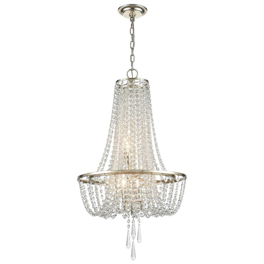 Arcadia 18'' Antique Silver Chandelier