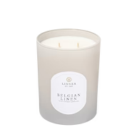Belgian Linen Large Candle