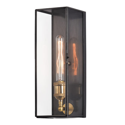 Dark Bronze 1L Outdoor Wall Sconce