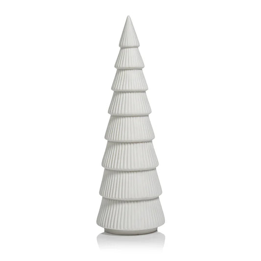 Ceramic Holiday Tree-Matte White