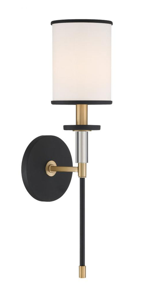 Hatfield Black Forged + Vibrant Gold Sconce