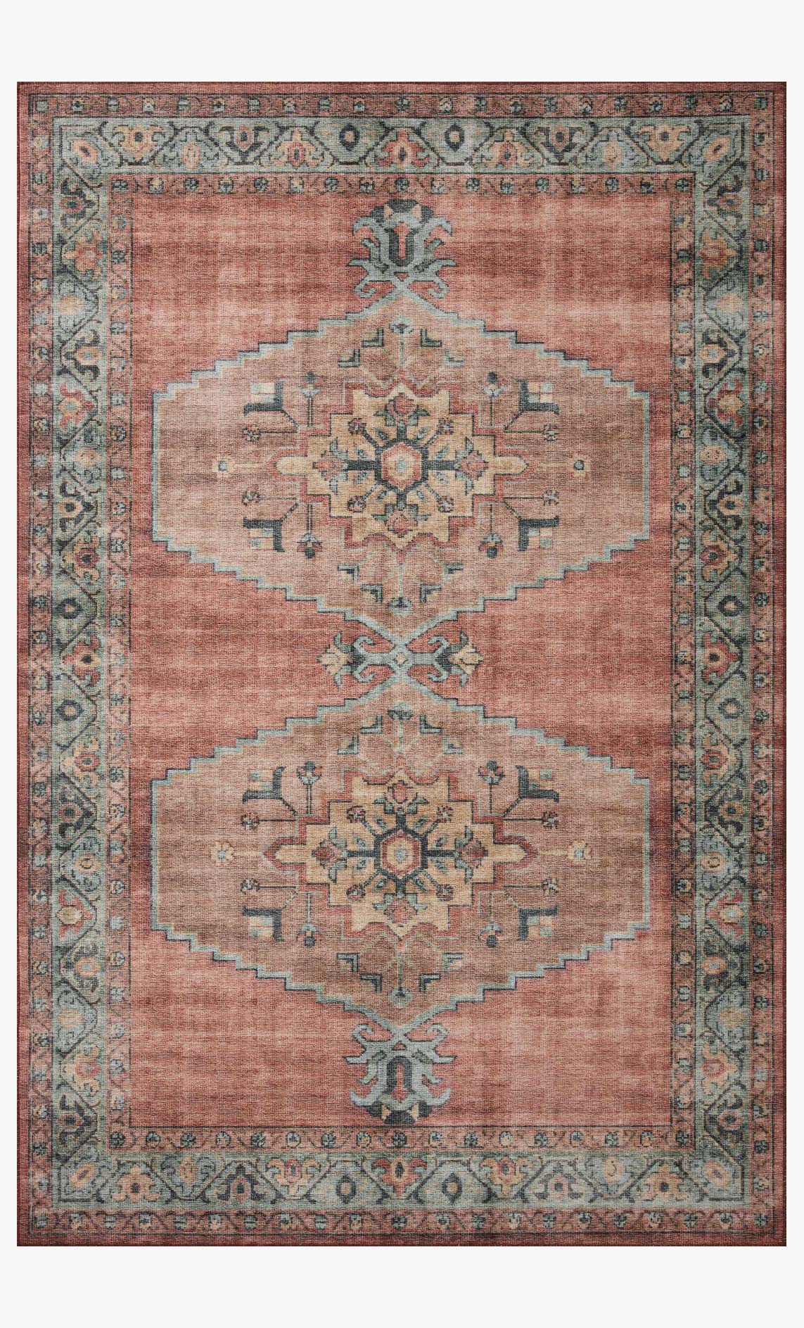 Heidi Rug- Spice/ Aqua