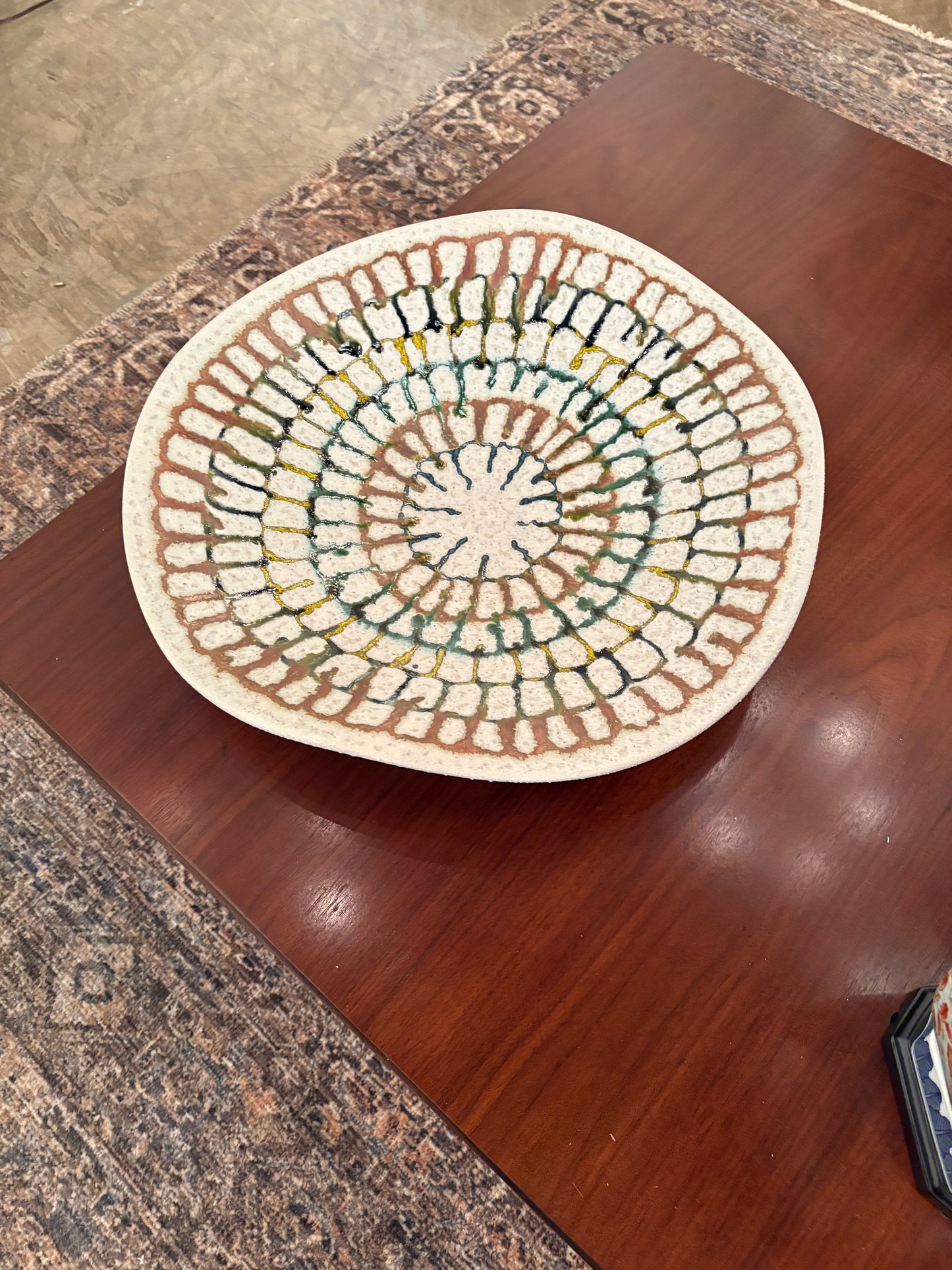 Large Glaze Reactive Bowl