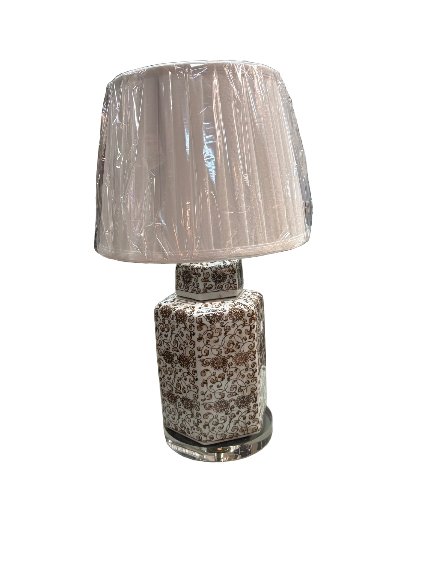 Vintage Hexagon Tea Caddy Lamp