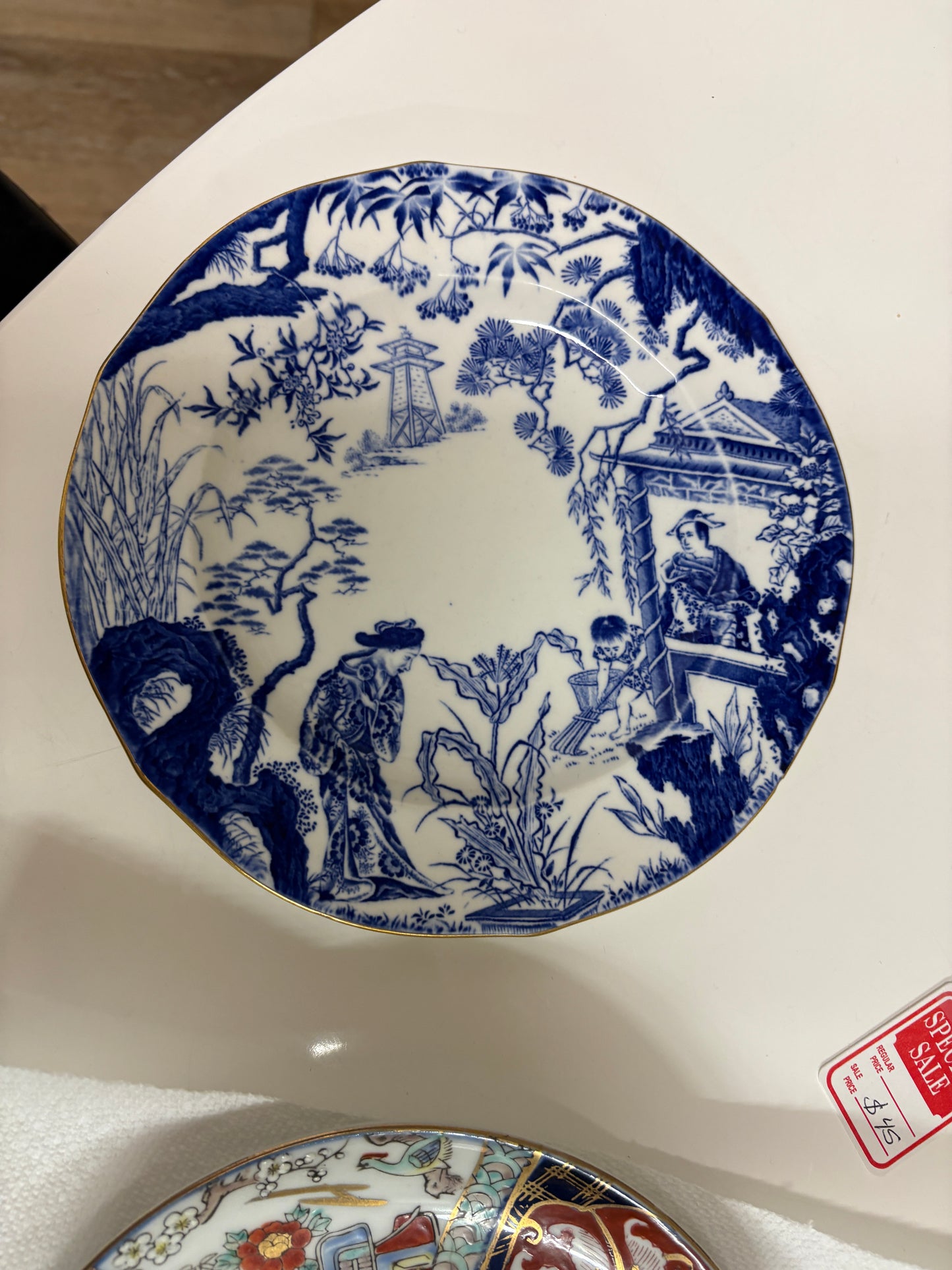 Blue and White Plate