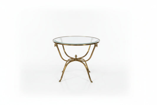 Gueridon Glasstop Table