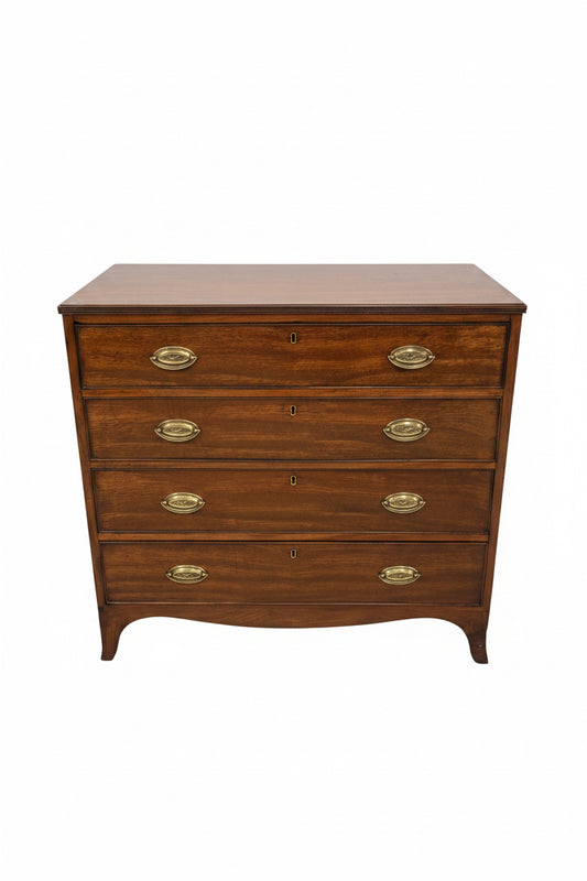 Four Drawer English Mahogany Chest