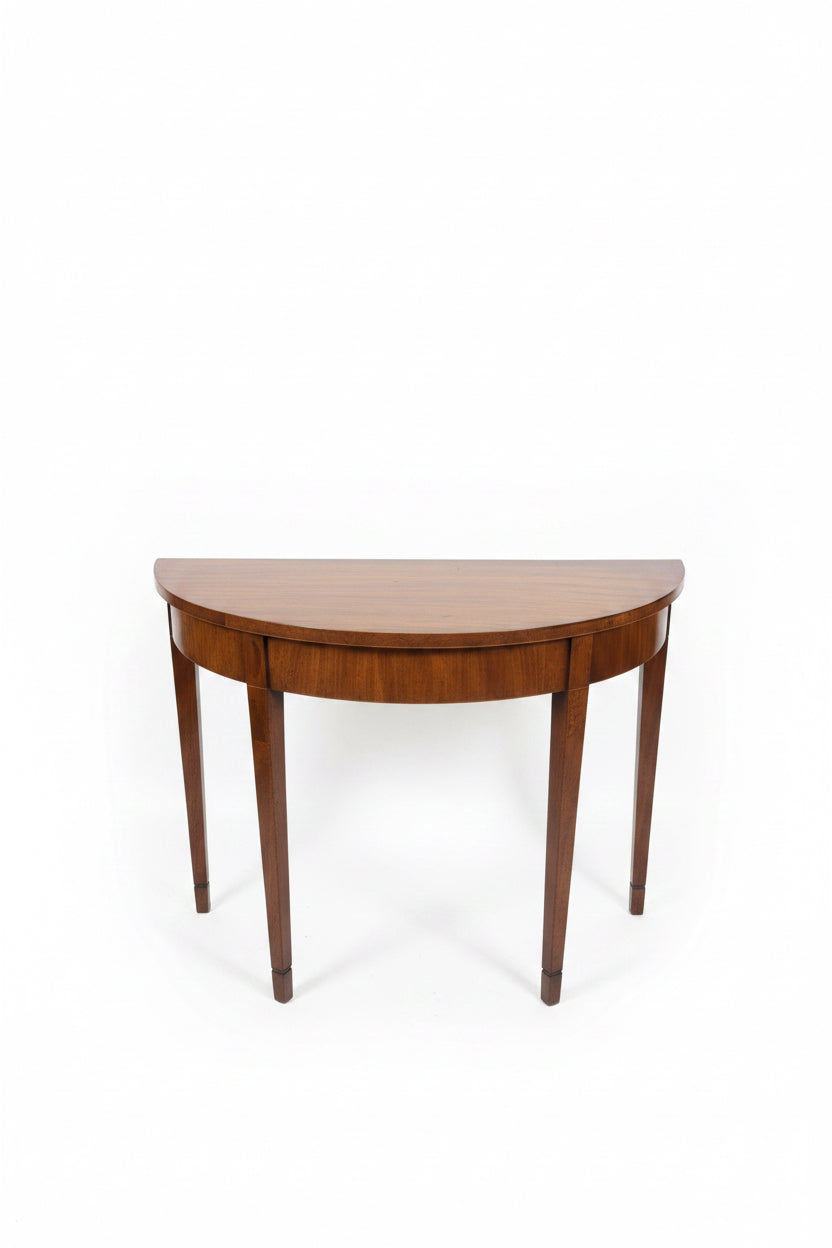 English Mahogany Demi-Lune