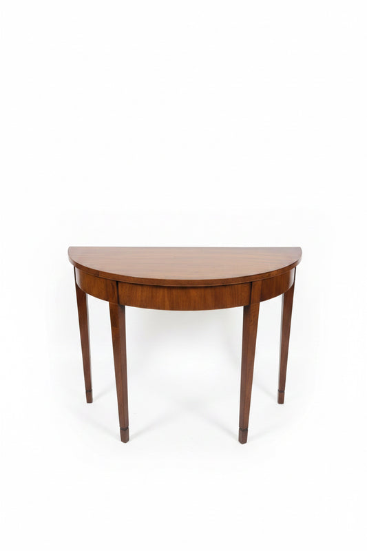 English Mahogany Demi-Lune