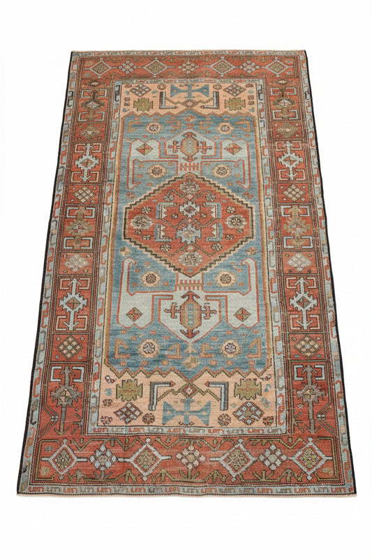 4x7 Antique Bidjar Rug