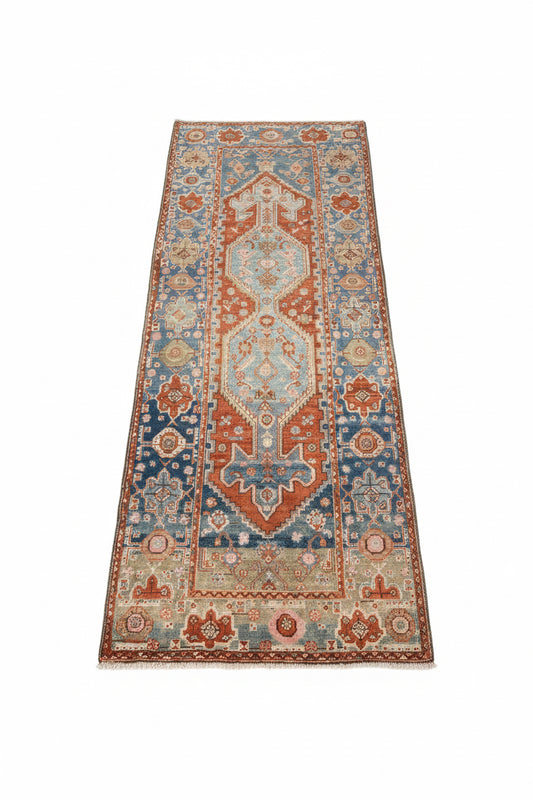 4x9 Antique Kurdish Rug